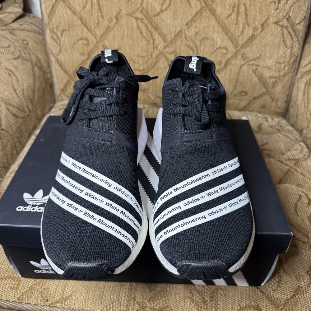Adidas NMD R2 PK WM White Mountaineering Black BB2978 Size 9.5 New - Picture 4 of 7